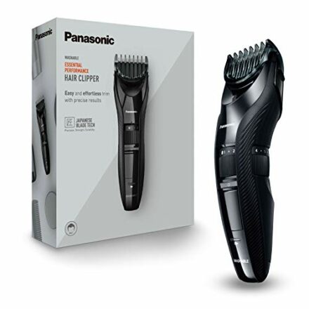 Panasonic ER-GC53 Haarschneider mit 19 Schnittlängen (1-10 mm), waschbar, schwarz  